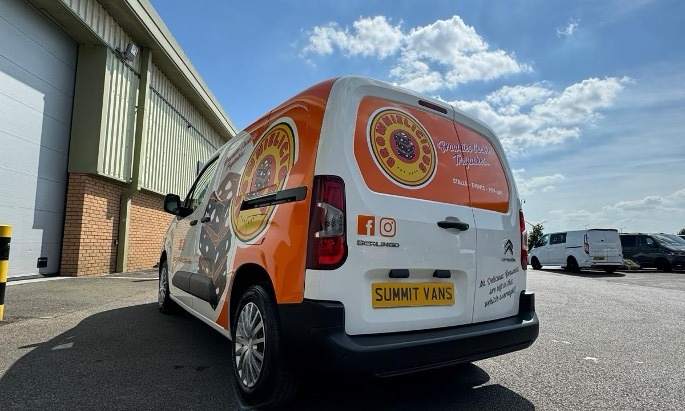 Brownielicious Citroen Berlingo, supplied by Summit Vans.